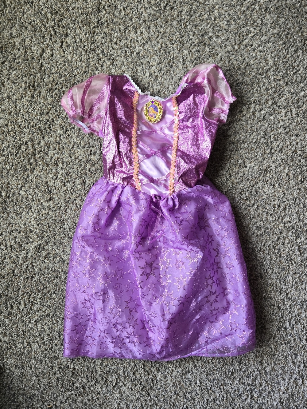 Rapunzel Dress Up Dress Size 4-6 Costume